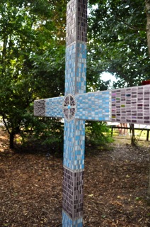 3d school mosaic cross